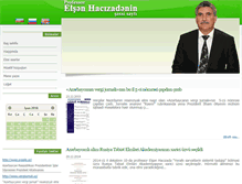 Tablet Screenshot of elshanhajizadeh.com